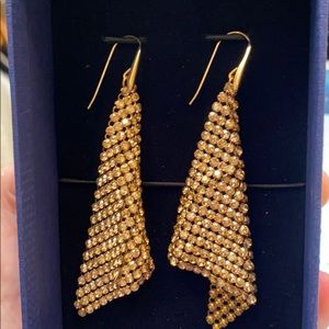 Swarovski Crystal Fan Earrings